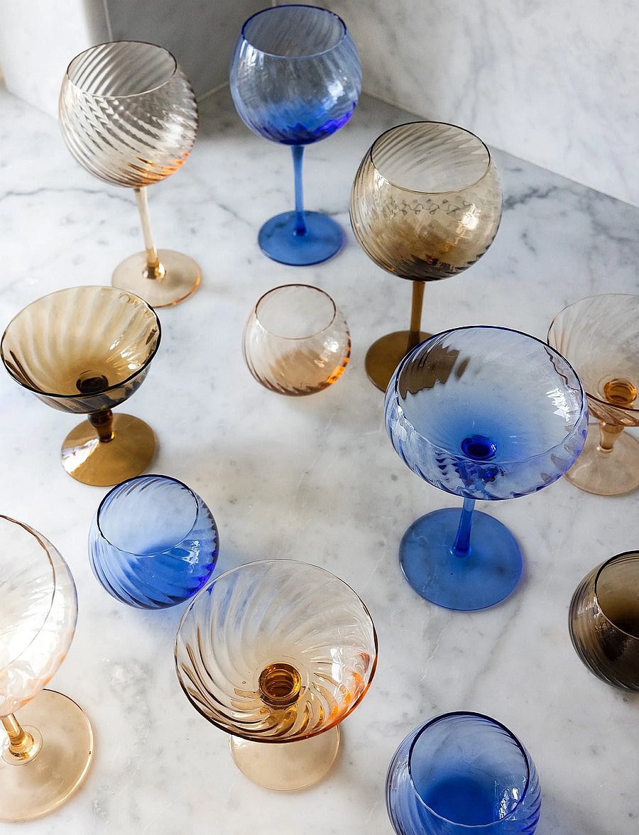 Byon - Water glass Opacity 2pcs/set - cocktail & longdrinkgläser - peach - 0