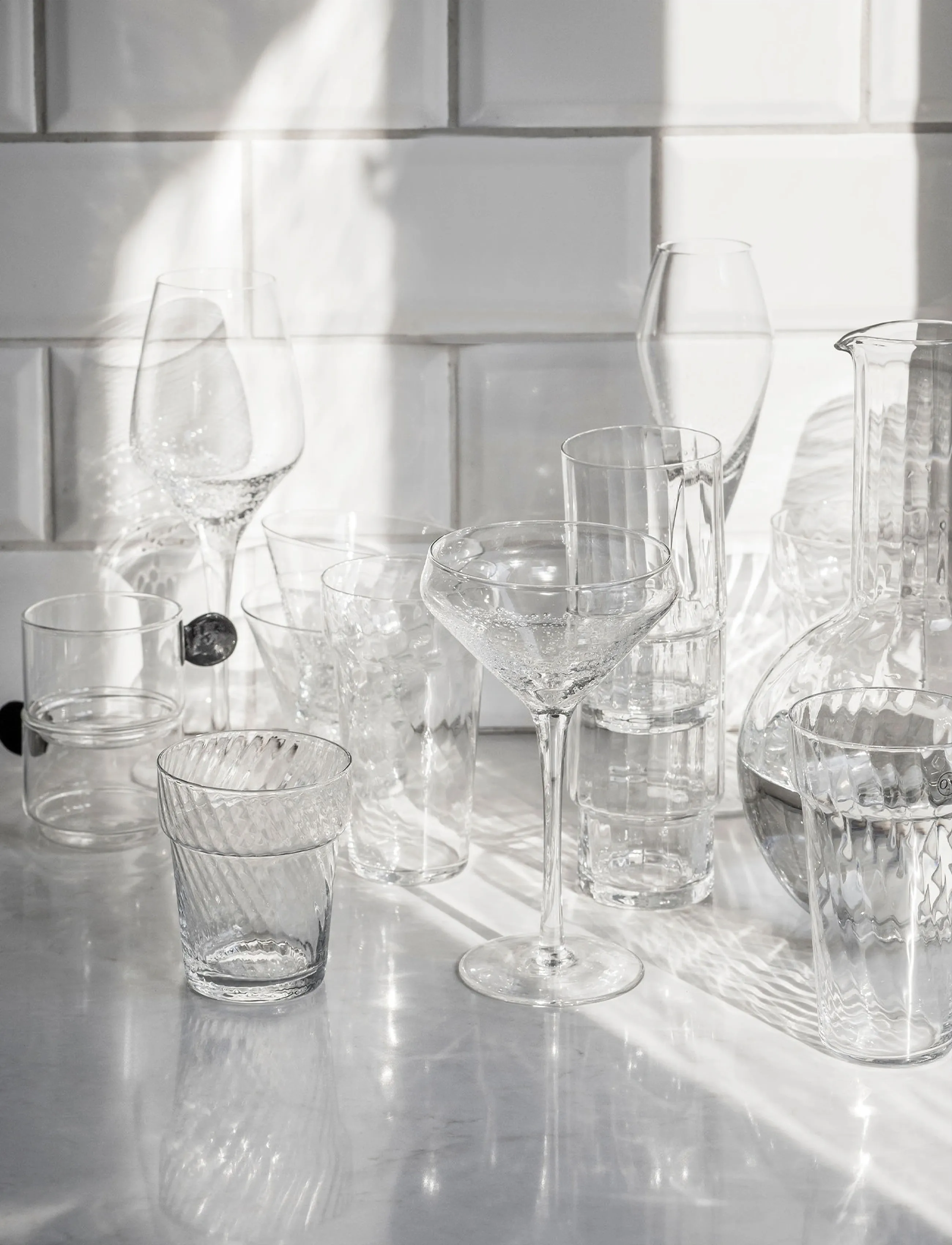 Byon Highball-Glas Opacity, 2-Pak, 43 CL, Glass, Nackt - Drinking Homeware