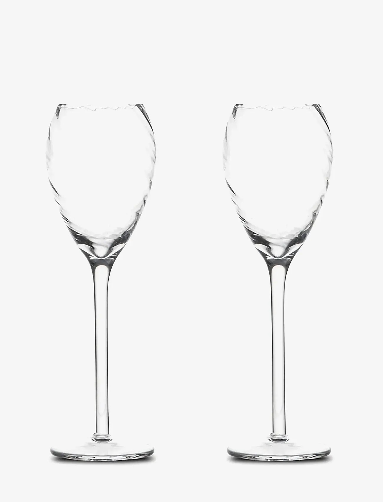 Byon - Champagne glass Opacity 2pcs/set - osta hinna alusel - clear - 0
