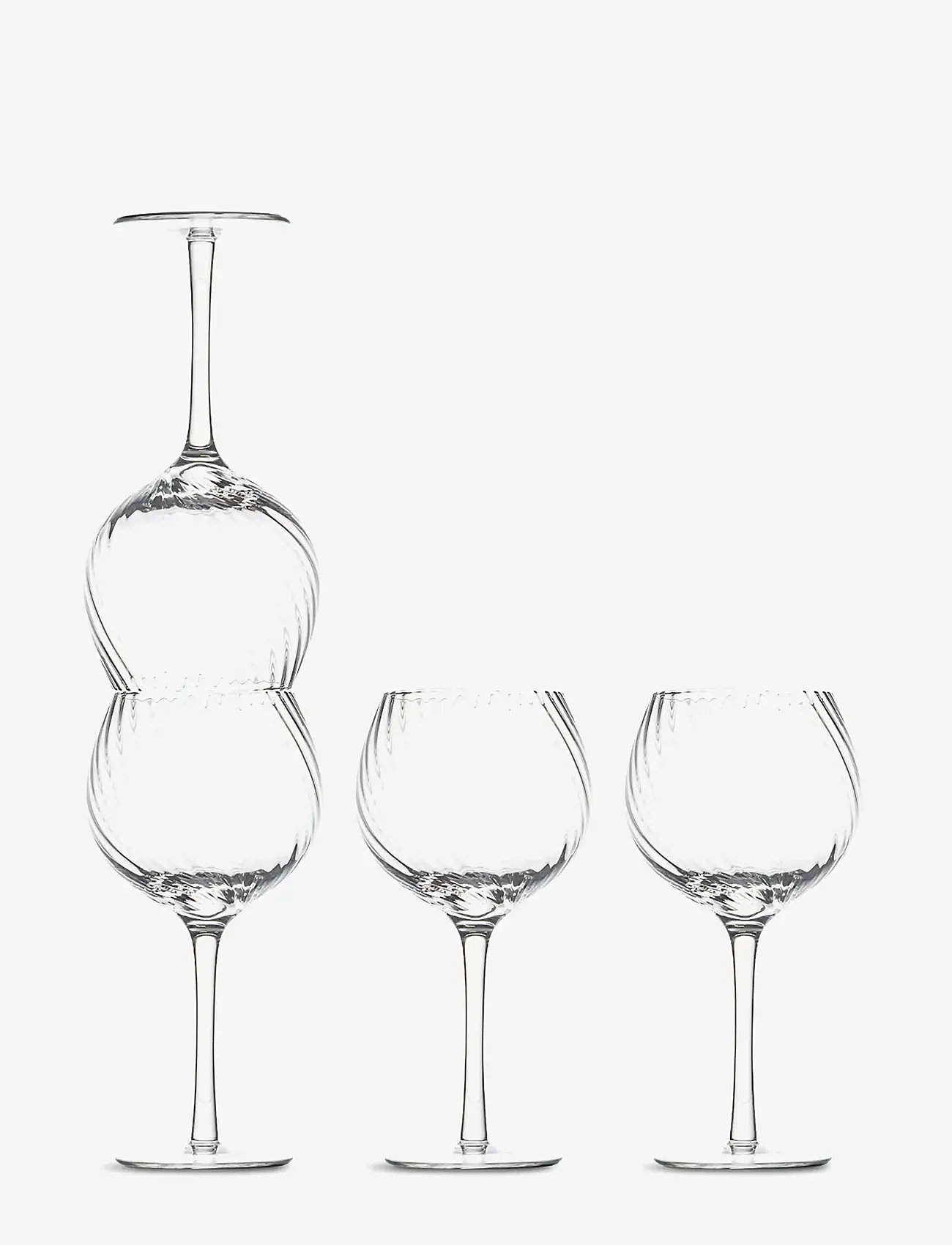 Byon - Wine glass Opacity 4pcs/set - white wine glasses - clear - 1