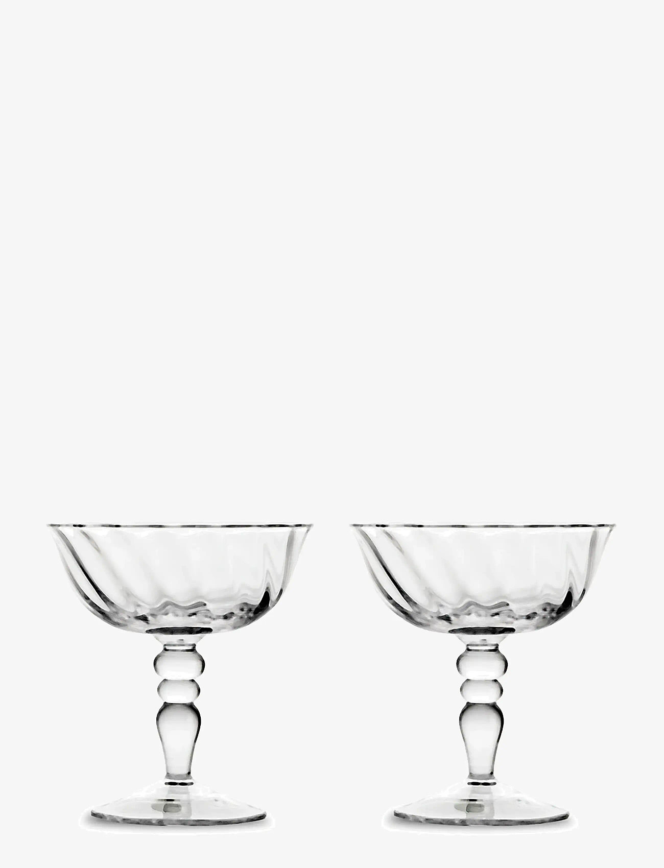 Byon - Italian coupe Opacity 2pcs/set - valge veini pokaalid - clear - 0