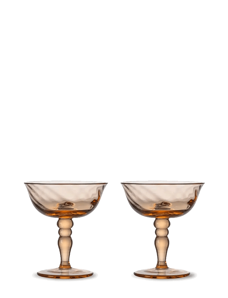 Byon - Italian coupe Opacity 2pcs/set - valge veini pokaalid - peach - 0