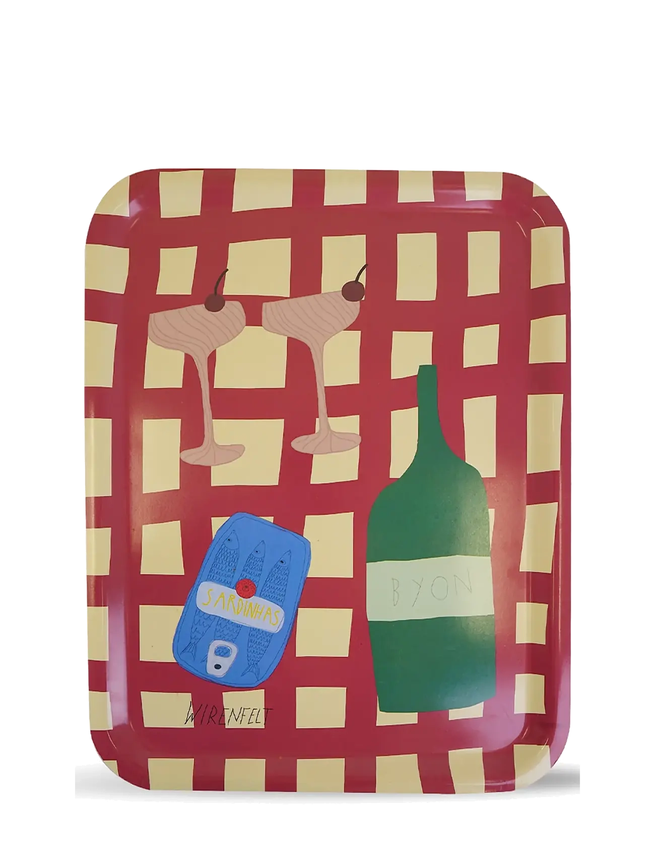 Byon Bricka Sera - Servering - RED / red