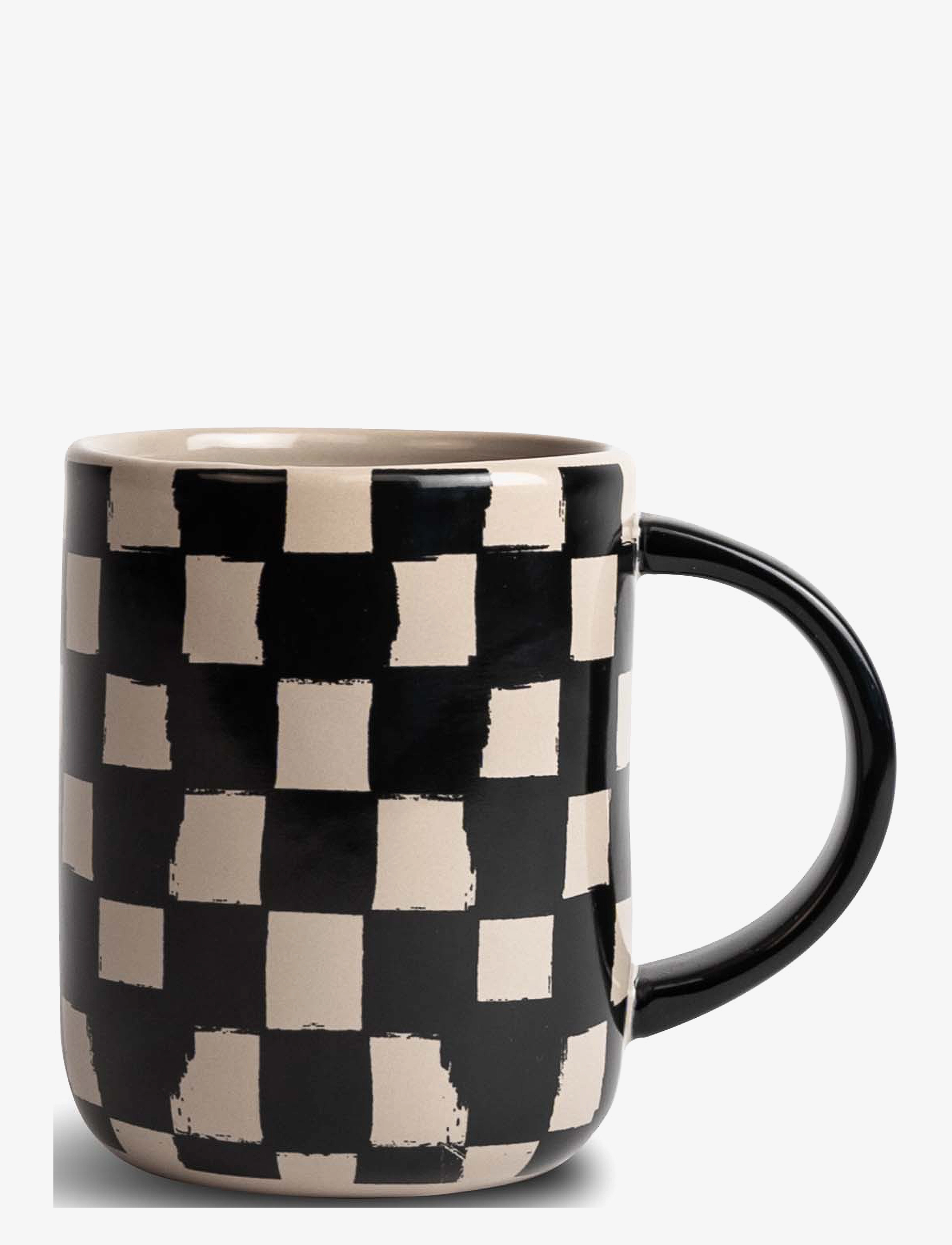 Byon Mug Liz check Black/beige - Borddækning - SVART/BEIGE / multi