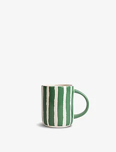 Mug Liz stripe  Green/white, Byon