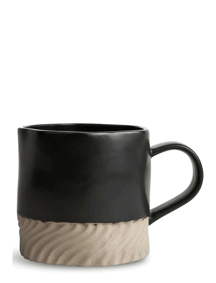 Byon - Mug Swirl - svart/beige - 0