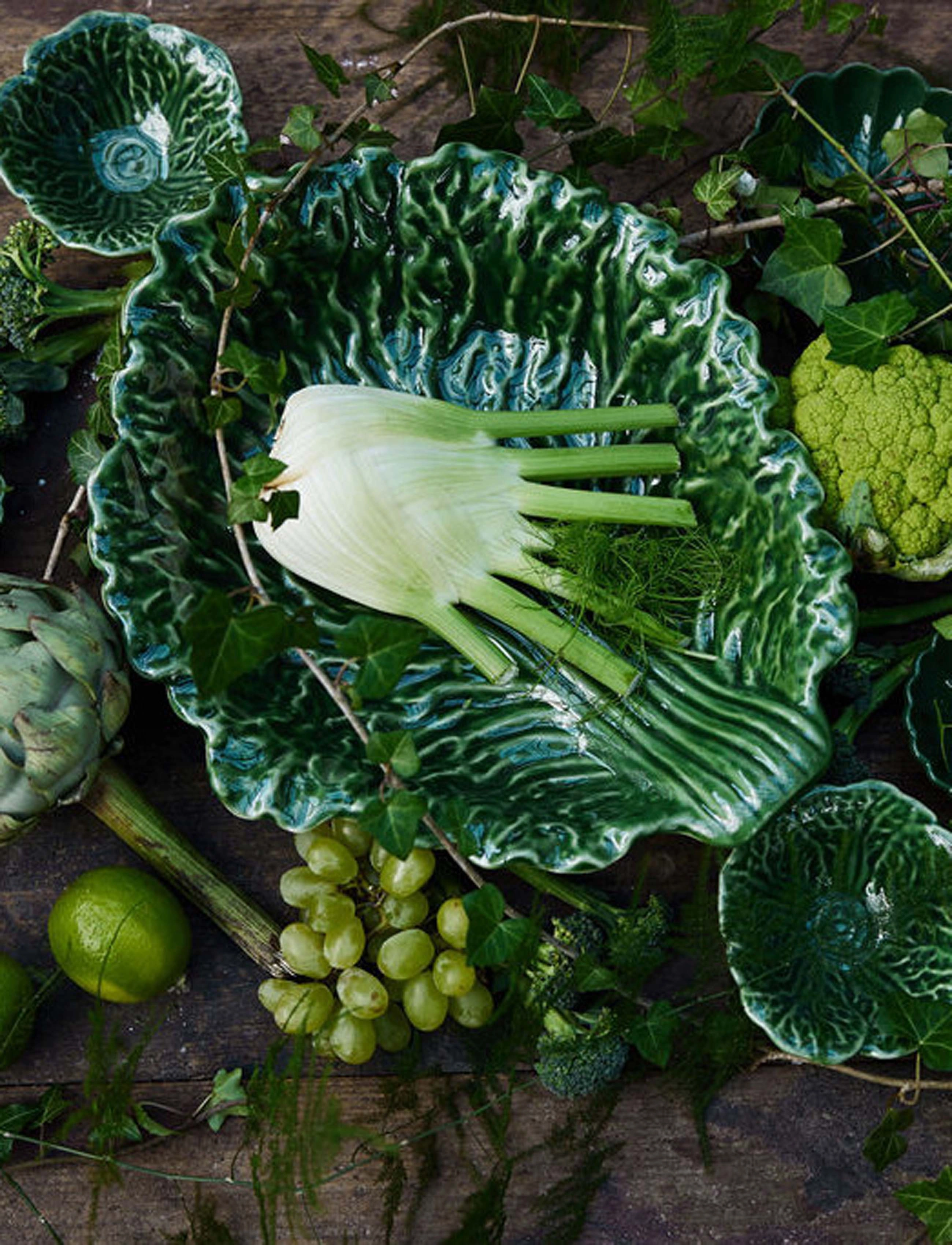 Byon - Bowl Veggie L - framreiðsluskálar - green - 3