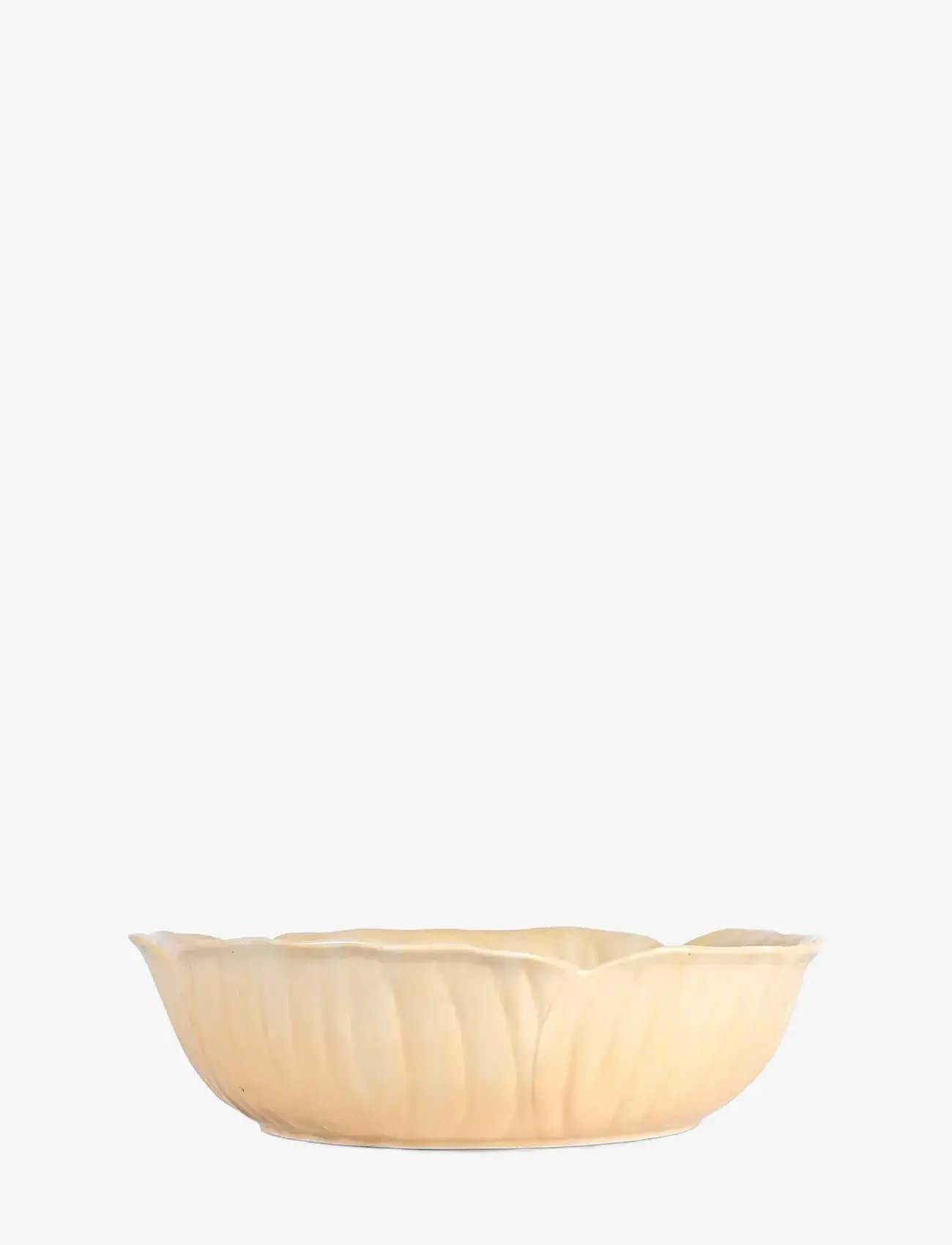 Byon - Bowl Poppy L - dekoratiivsed vaagnad - beige - 1
