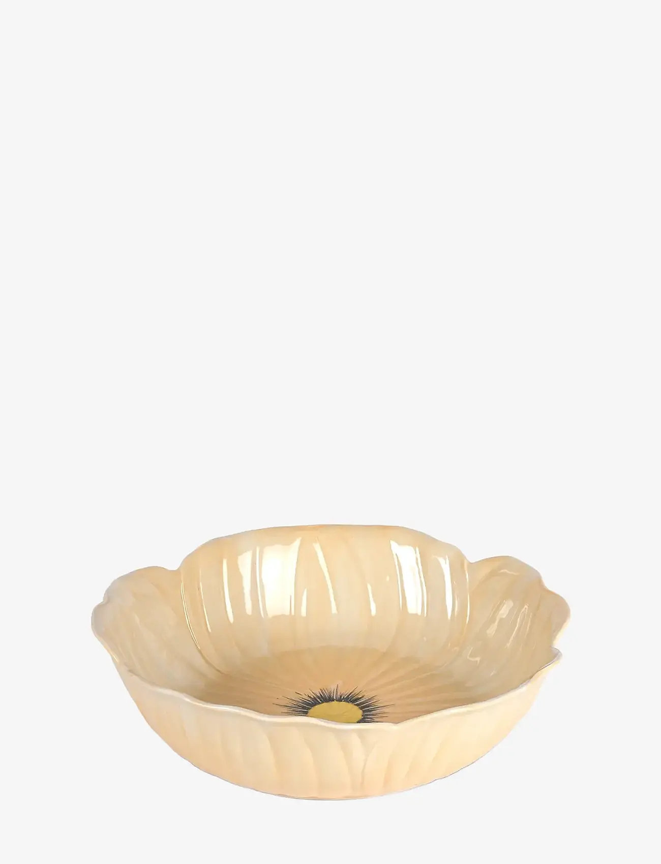 Byon - Bowl Poppy L - dekoratiivsed vaagnad - beige - 2