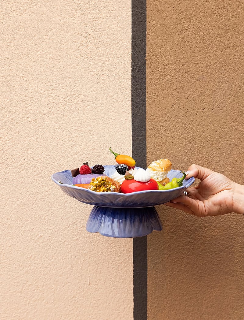 Byon - Cookie stand Poppy - servierschalen - blue - 3