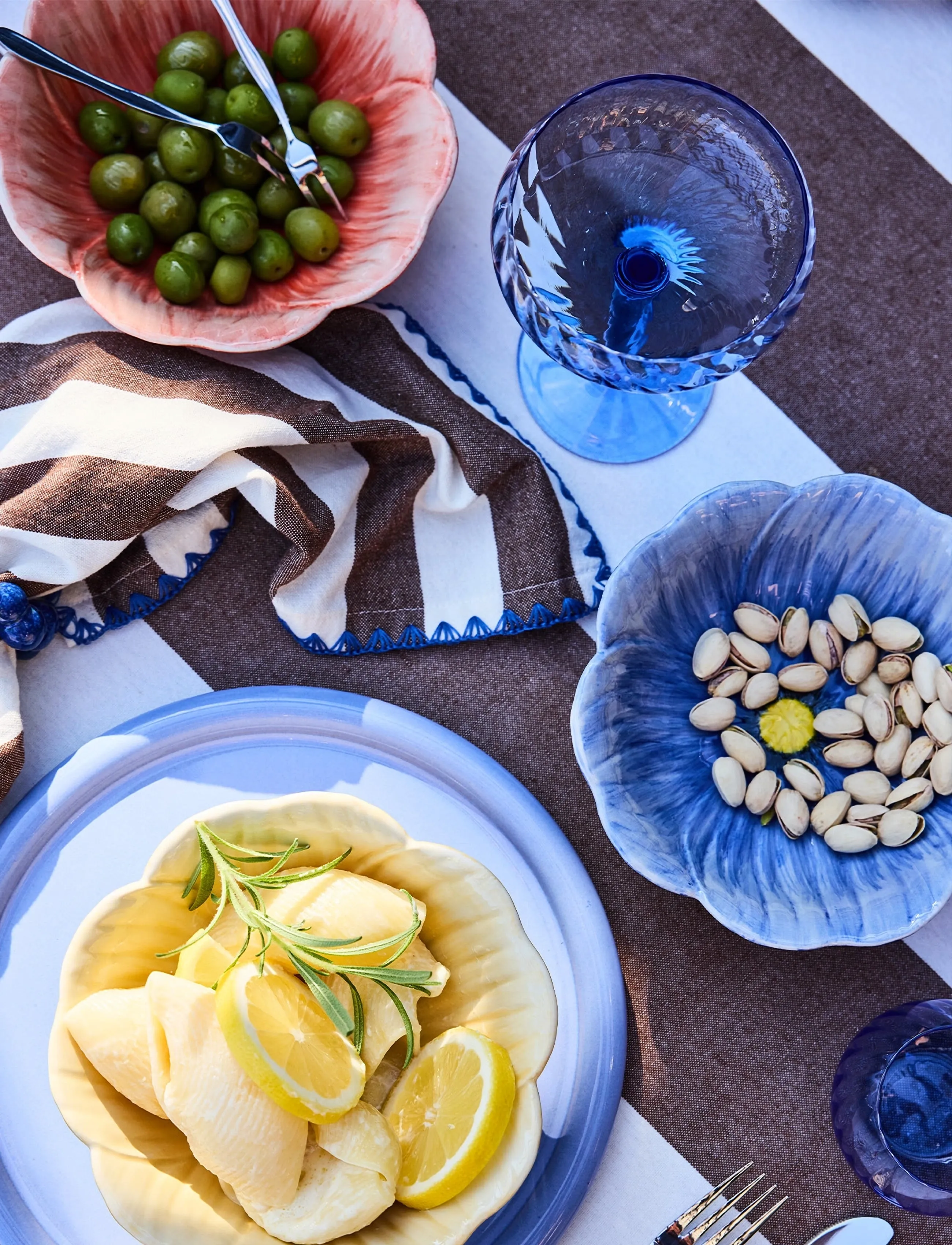 Byon Skål Poppy M, 6 DL, Bowls & Serving Dishes, Blau - Bowls, Homeware