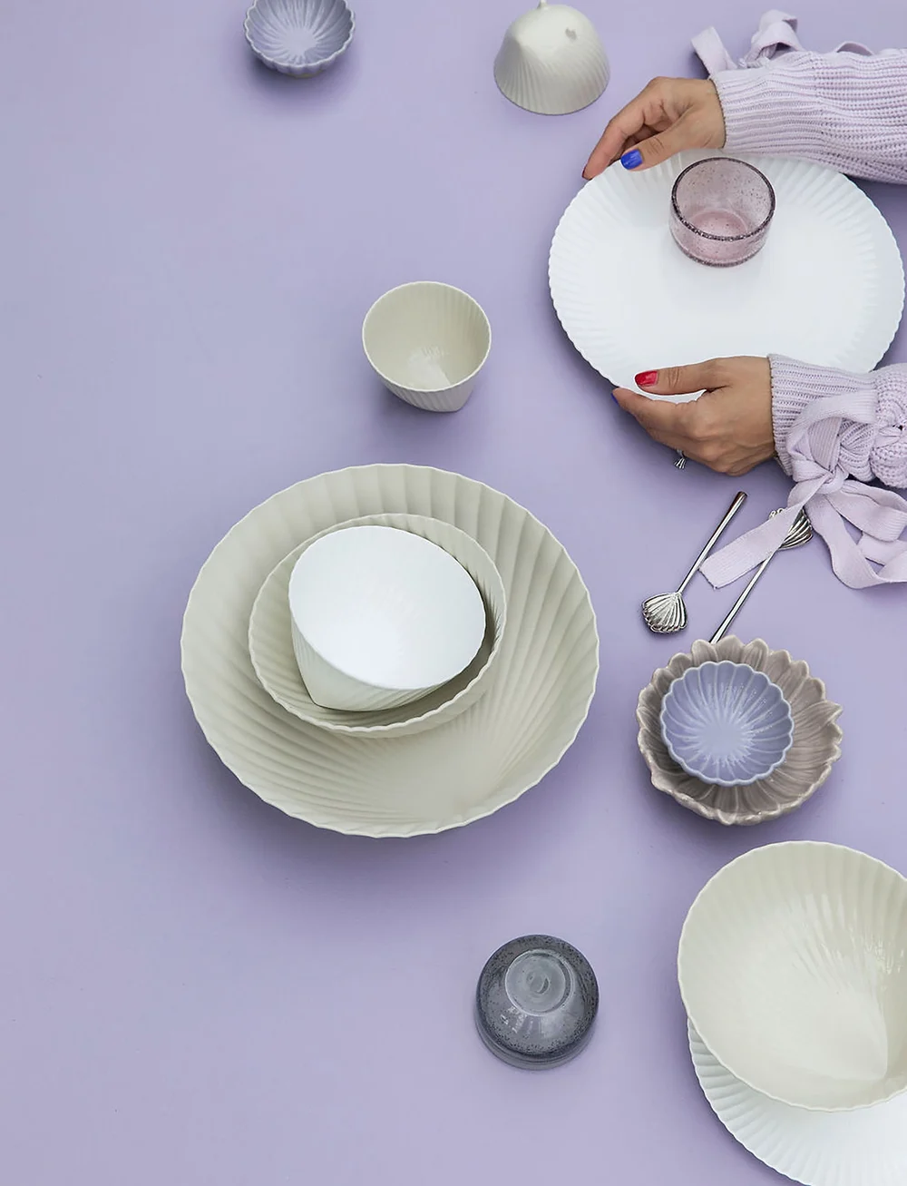 Byon - Bowl Frances L - nach preis einkaufen - beige - 2