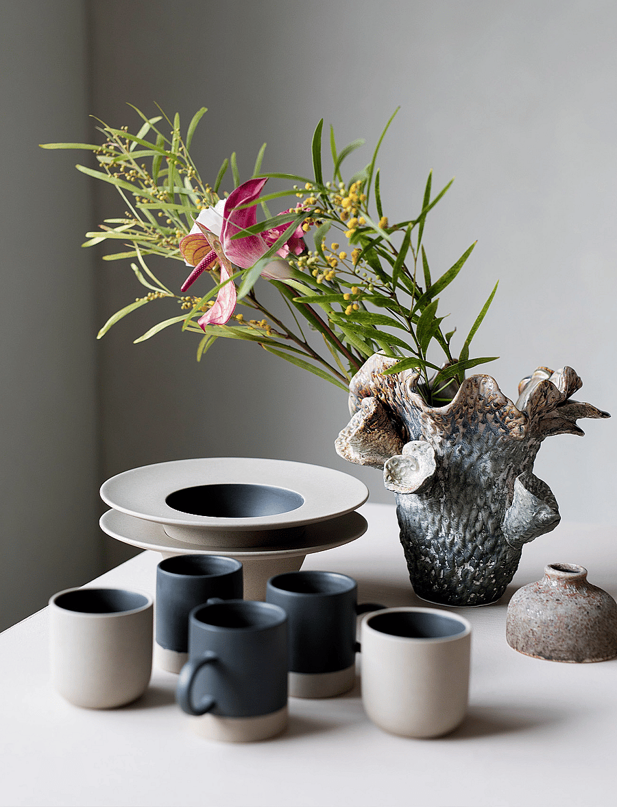 Byon - Mug Fumiko - madalaimad hinnad - beige/ black - 1
