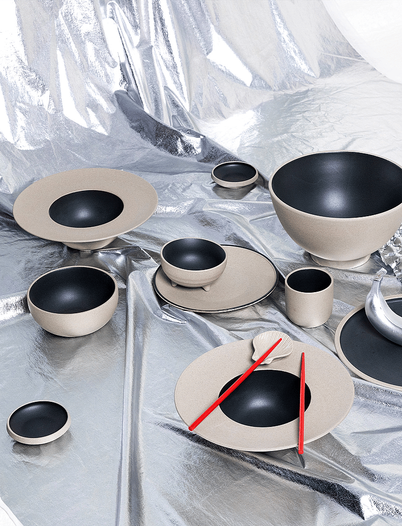 Byon - Bowl Fumiko - hommikusöögikausid - beige/ black - 0