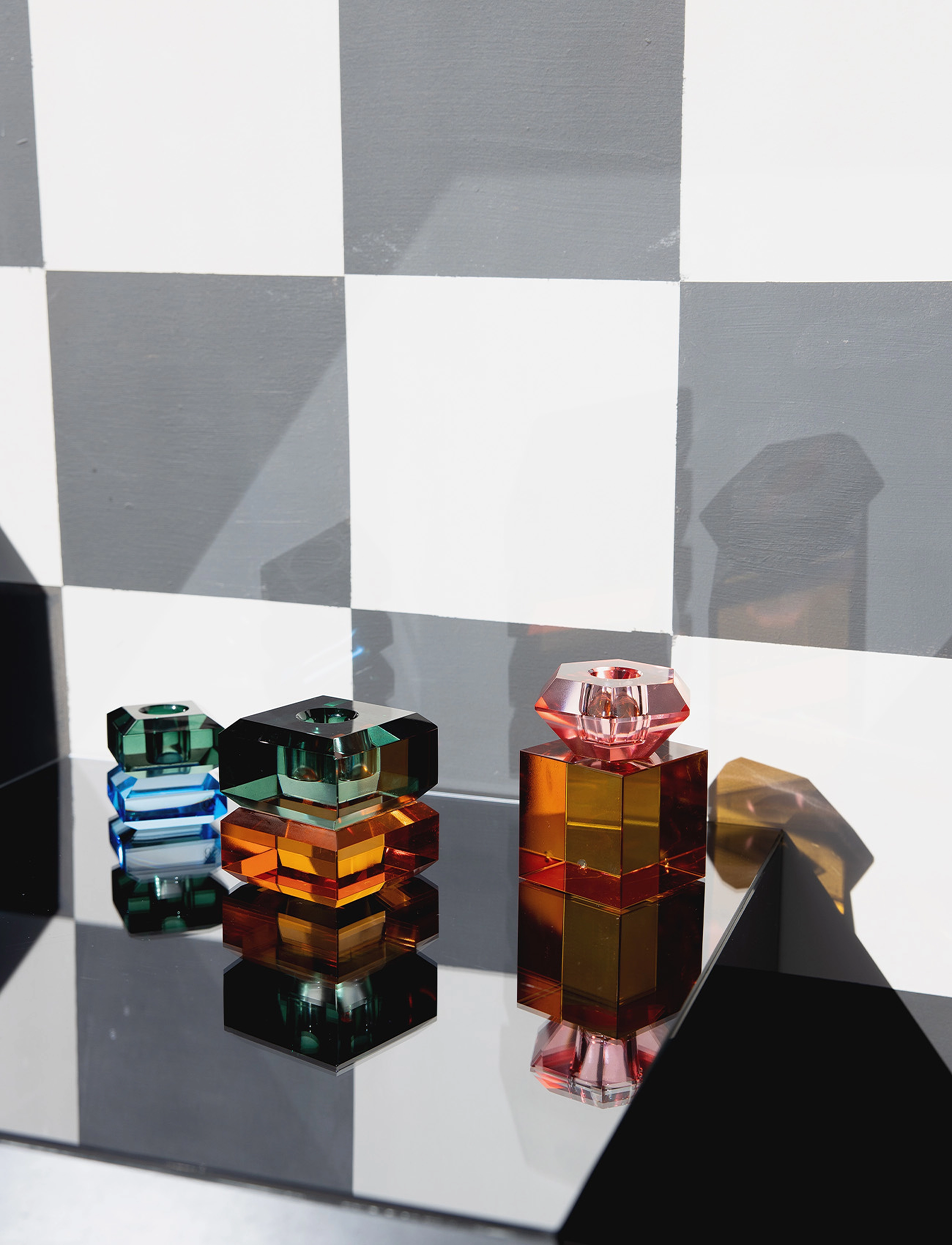 Byon Candle Holder Ruby, H6 cm, Decoration, Mehrfarbig/gemustert - Candlesticks & Tealight Holders, Homeware