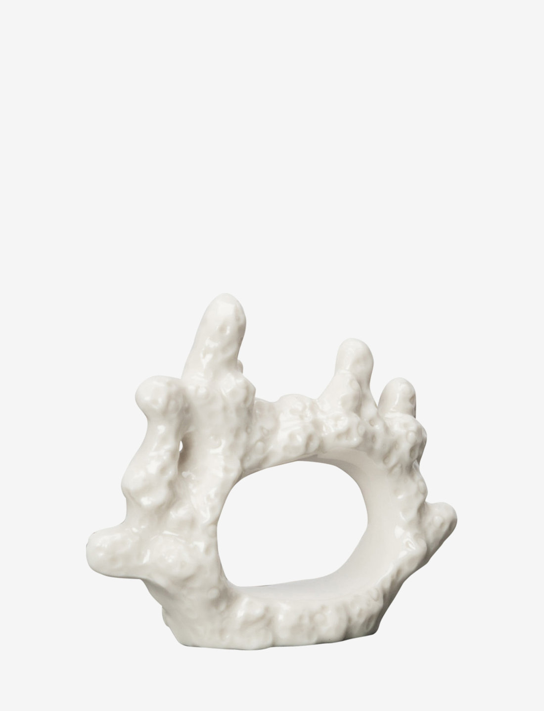 Byon - Napkin ring Coral - serviettenringe- & halter - white - 0