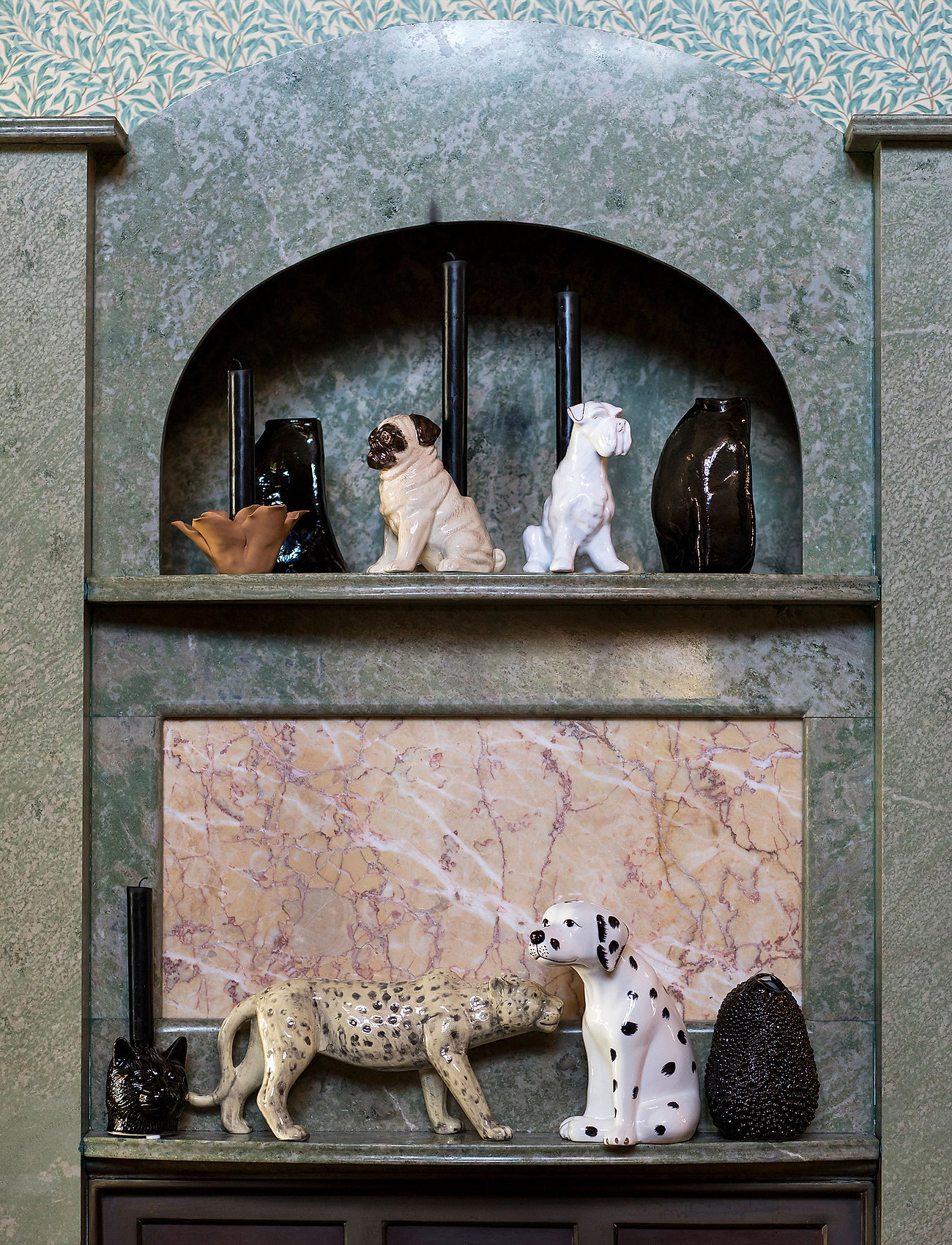 Byon - Candle holder Pug - beige/brown - 1