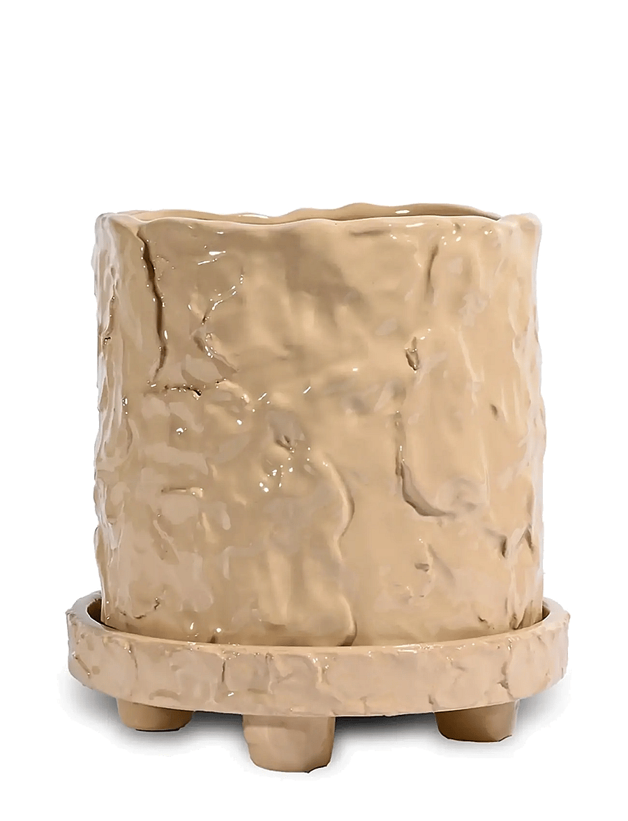 Byon - Pot Muddy S - blumentöpfe - beige - 1