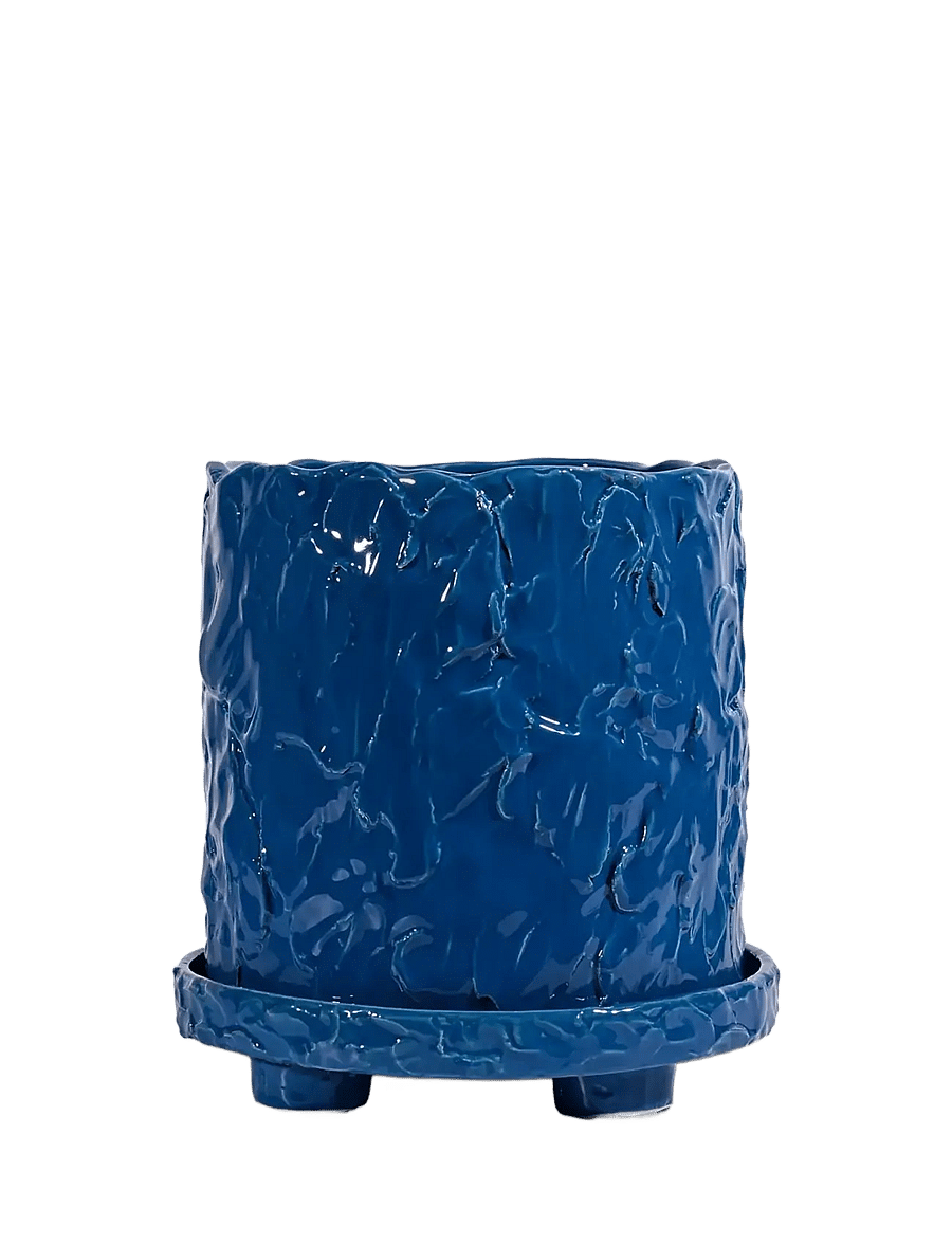 Byon - Pot Muddy L - blumentöpfe - blue - 1