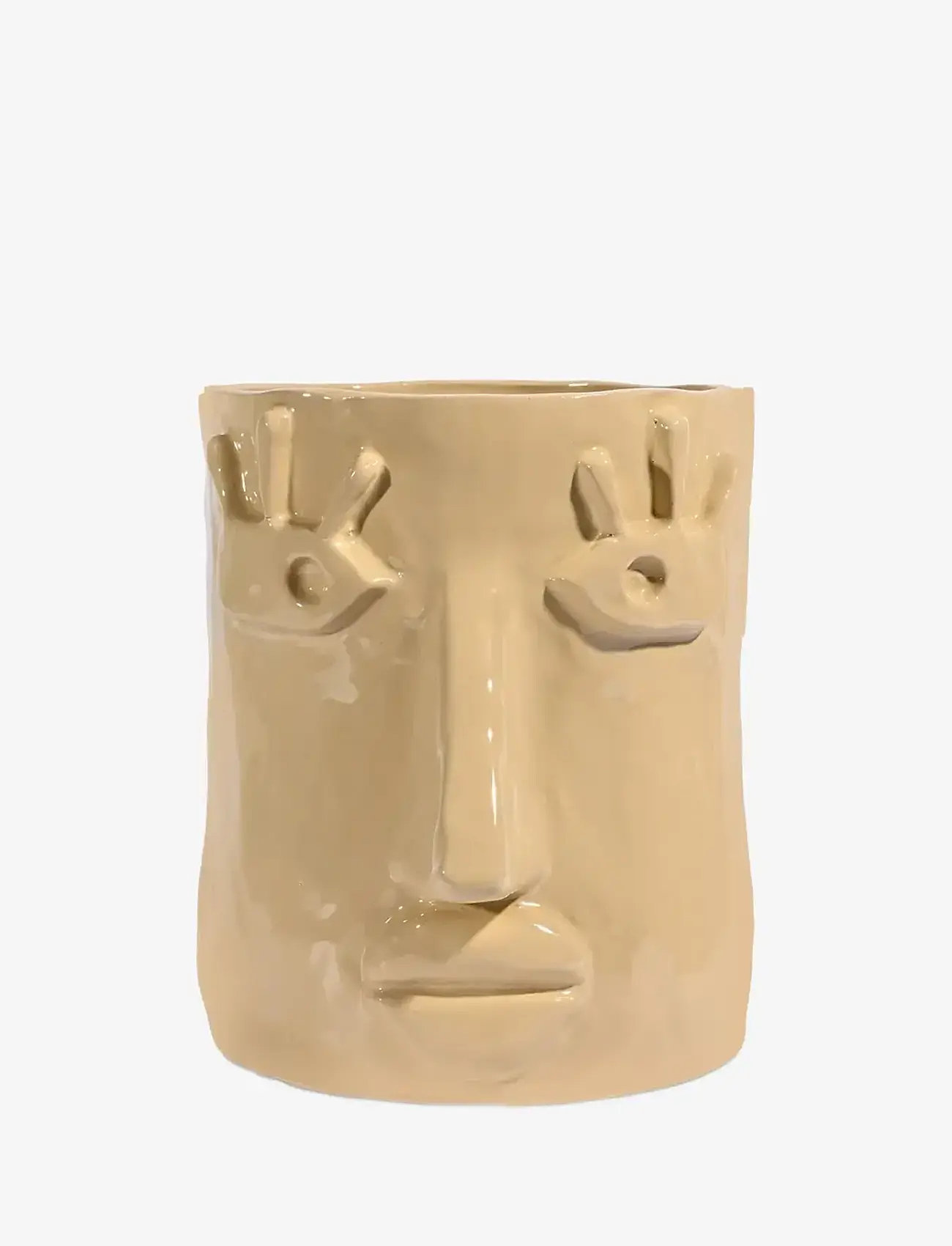 Byon - Pot Facy L - blumentöpfe - beige - 1