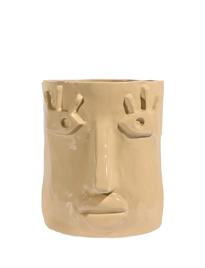 Byon - Pot Facy L - blumentöpfe - beige - 1