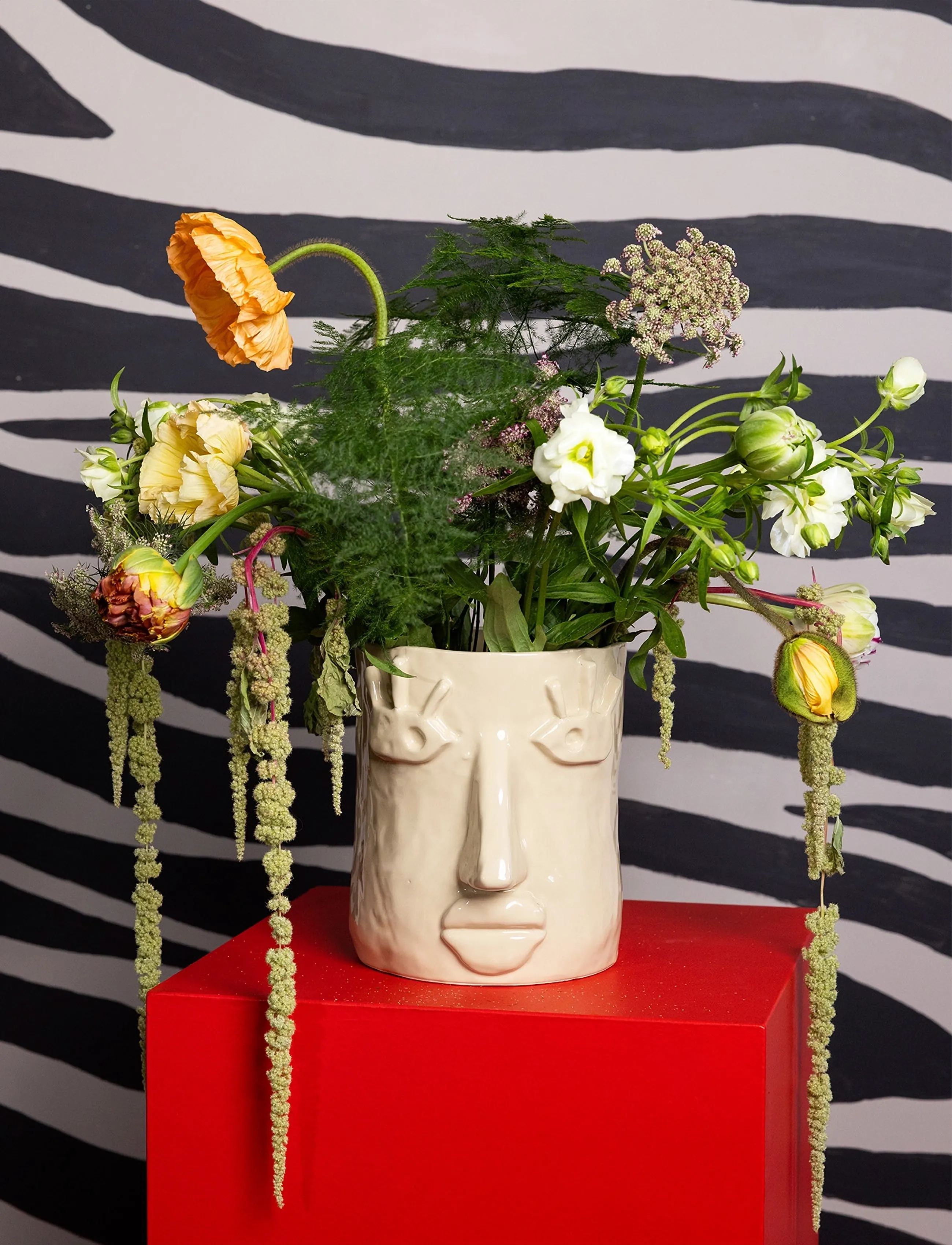 Byon Krukke Facy L, Decoration, Beige - Flower Pots, Homeware