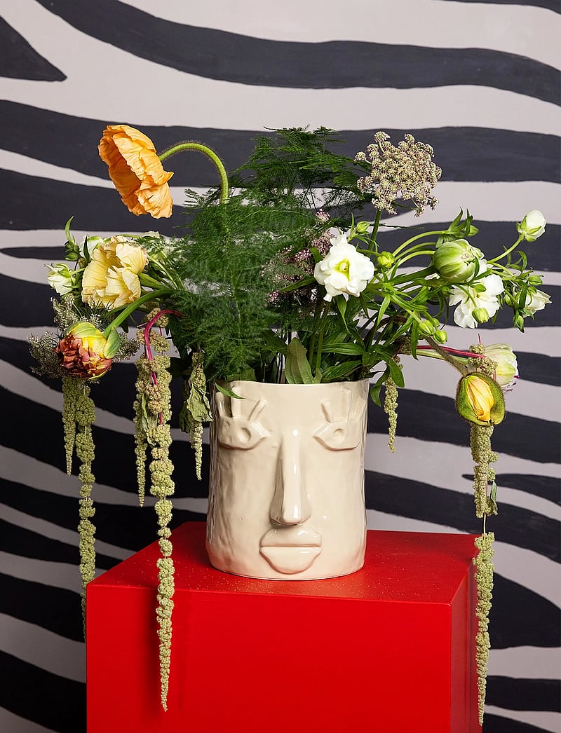 Byon - Pot Facy L - blumentöpfe - beige - 0