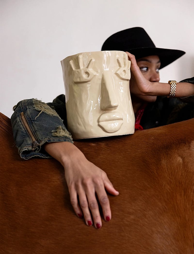 Byon - Pot Facy L - blumentöpfe - beige - 4