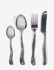 Byon - Cutlery Waverly 16 pcs/set - ziemassvētku galda klājuma piederumi - silver - 0