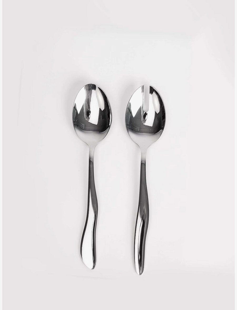 Byon - Salad Server set Waverly - die niedrigsten preise - silver - 1