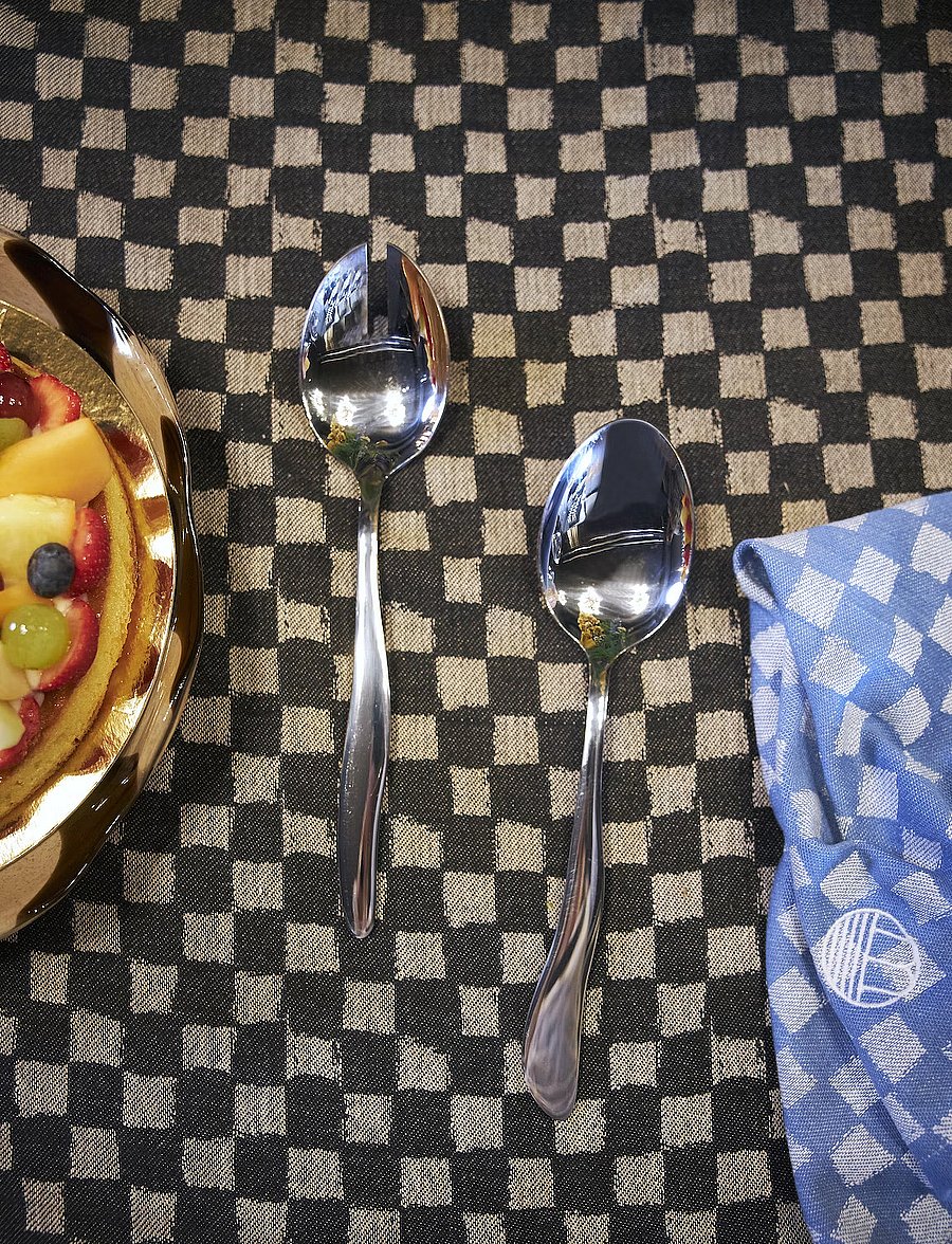 Byon - Salad Server set Waverly - die niedrigsten preise - silver - 4