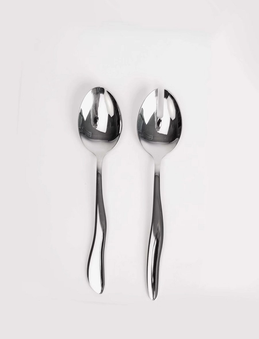 Byon - Salad Server set Waverly - die niedrigsten preise - silver - 2