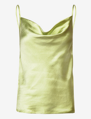 bzr - Satina Lumen top - sleeveless blouses - acid lime - 0