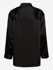 bzr - Satina Utilla shirt - långärmade skjortor - black - 1