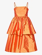 Tafetta Dream dress - ORANGE FLAME