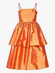 bzr - Tafetta Dream dress - odzież imprezowa w cenach outletowych - orange flame - 0