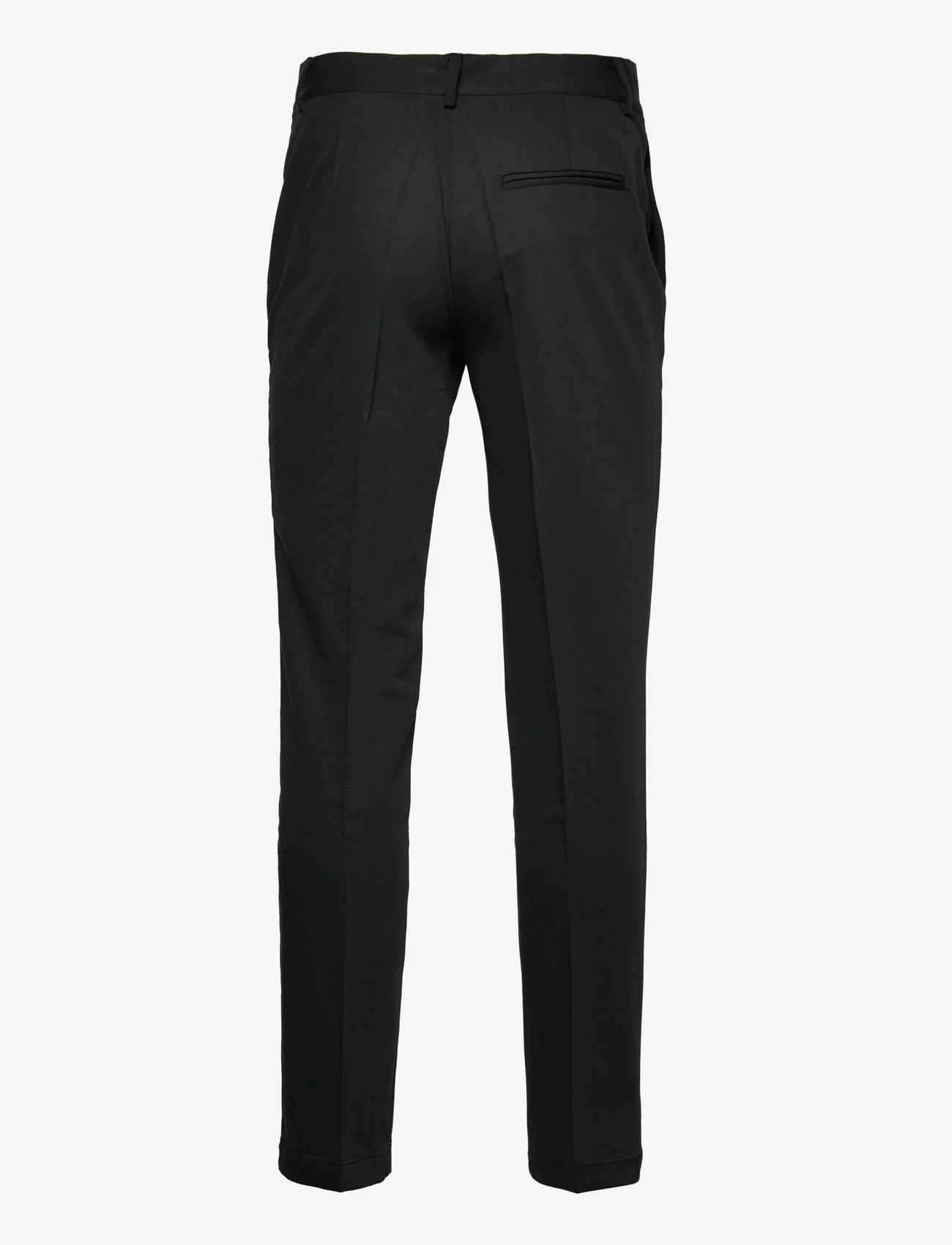 bzr - Twill Comfy Pants - Ülikonnapüksid - black - 1