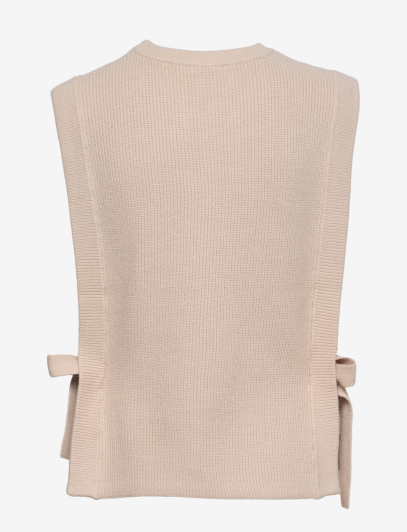 bzr - Simona Zanea Vest - knitted vests - champagne - 1