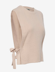 bzr - Simona Zanea Vest - knitted vests - champagne - 3