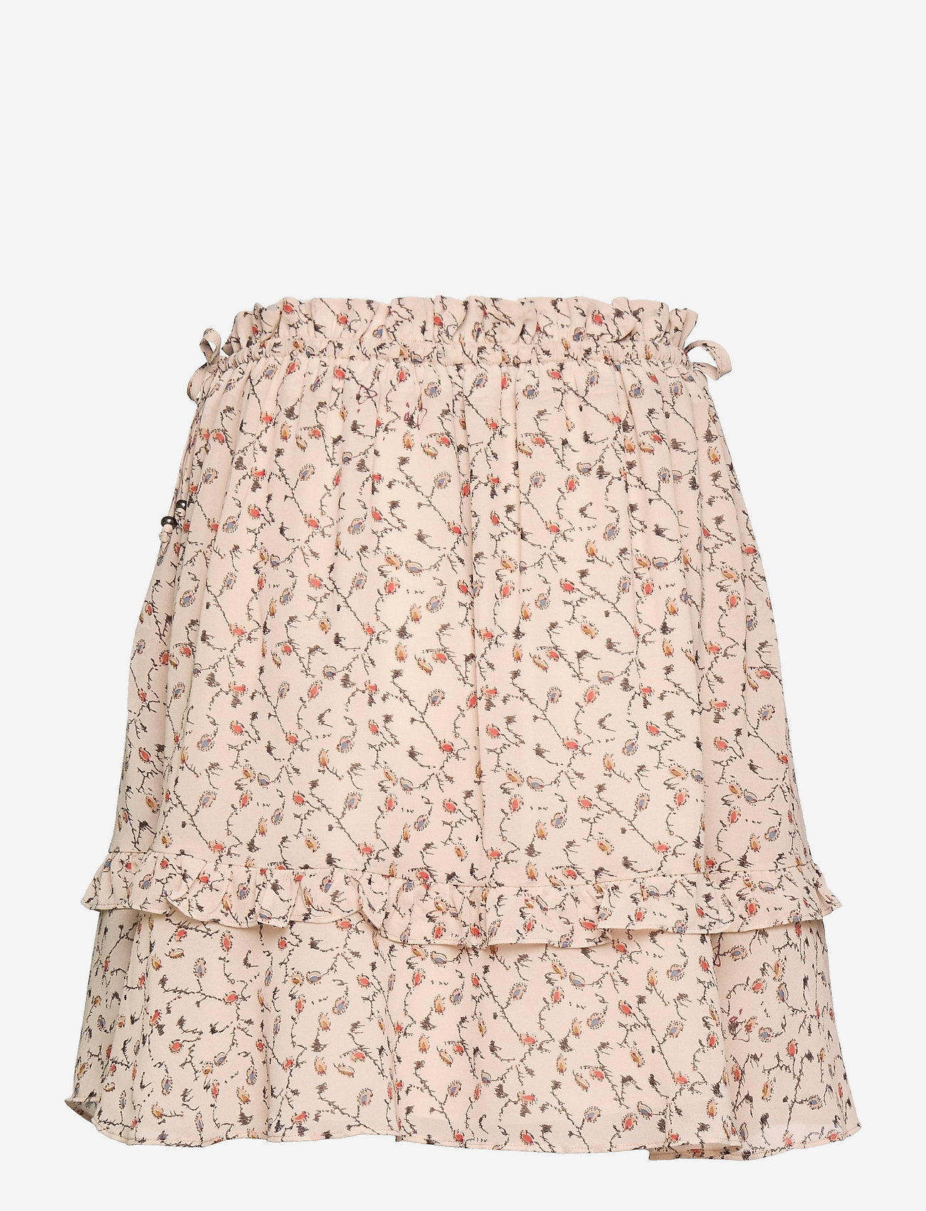 bzr - Doral Coral skirt - korte skjørt - cream print - 1