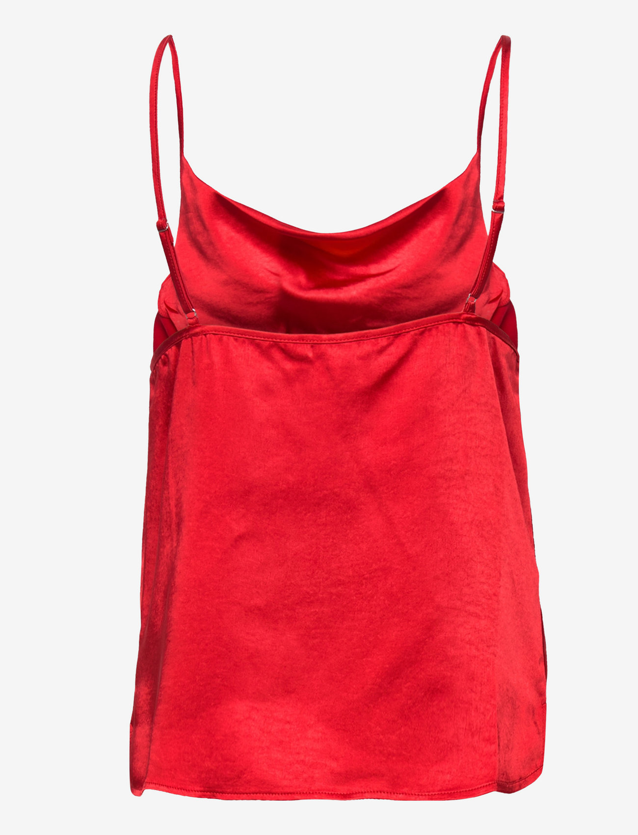 bzr - Satina Lumen top - fiery red - 2