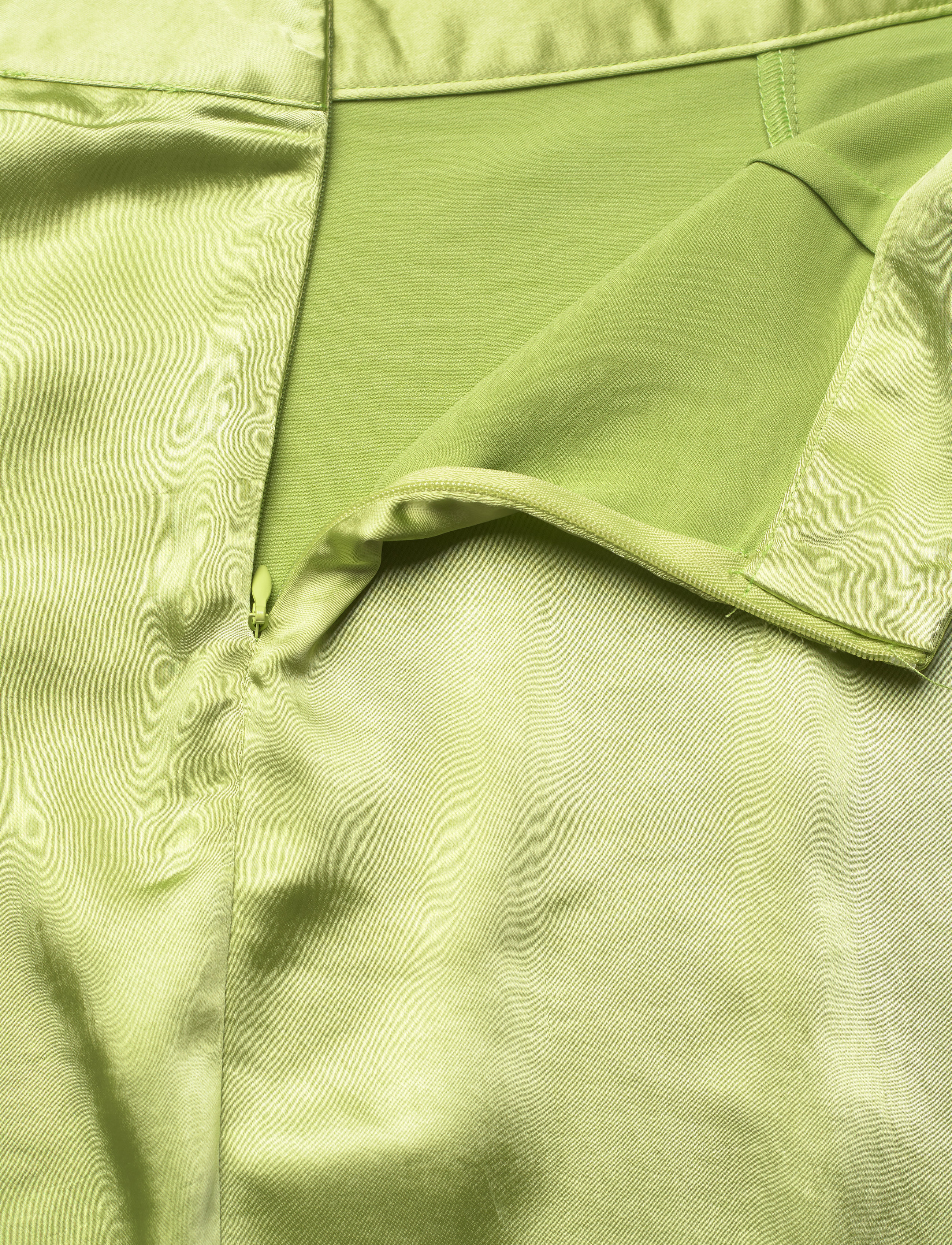bzr - Satina Molanna skirt - acid lime - 5