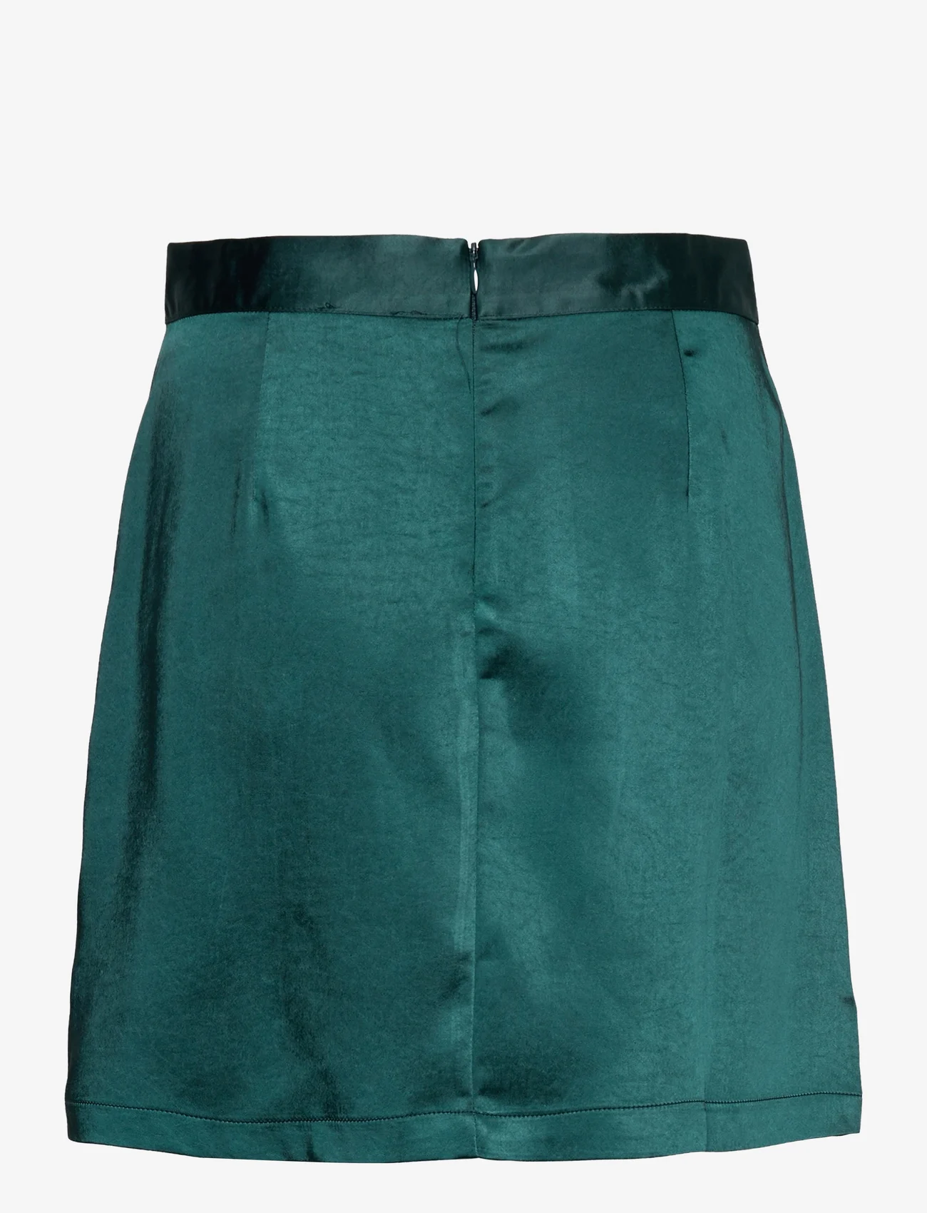 bzr - Satina Molanna skirt - short skirts - teal green - 1