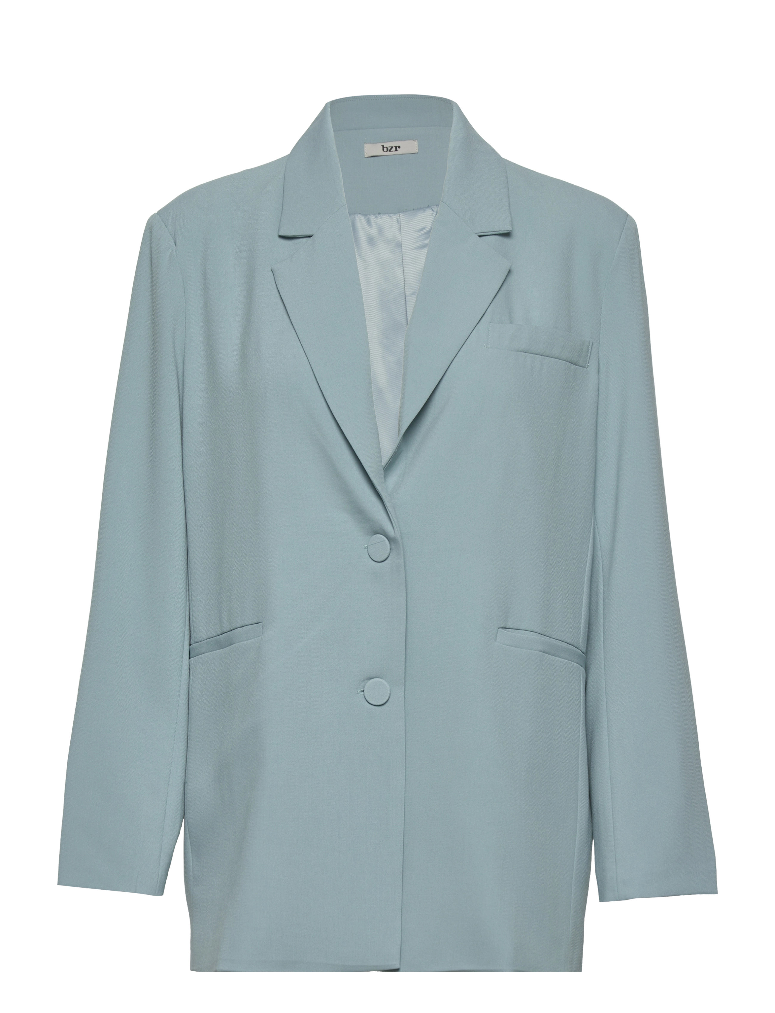 bzr - Trevor Milana blazer - blue melange - 0