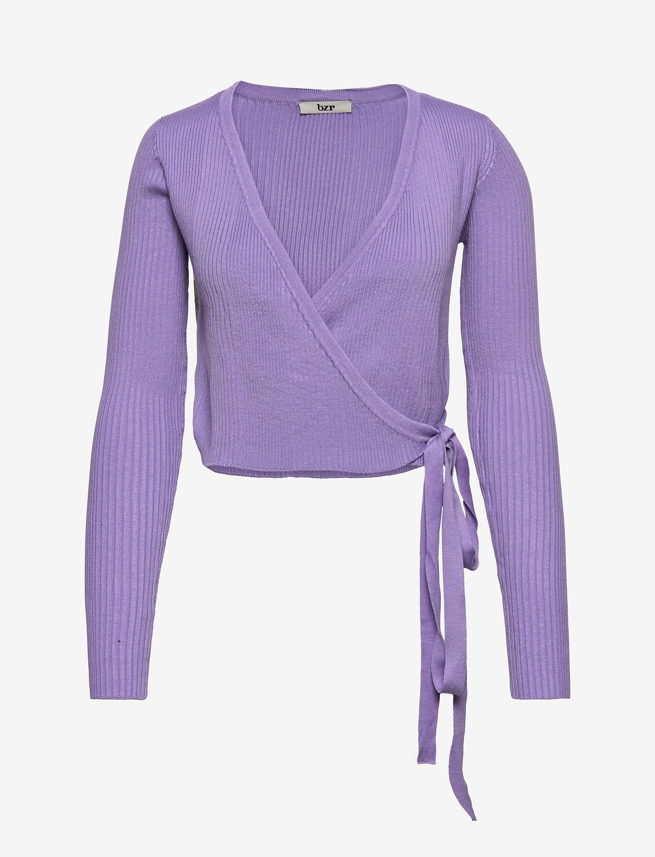 bzr - Lela Jimma wrap top - lavender - 3