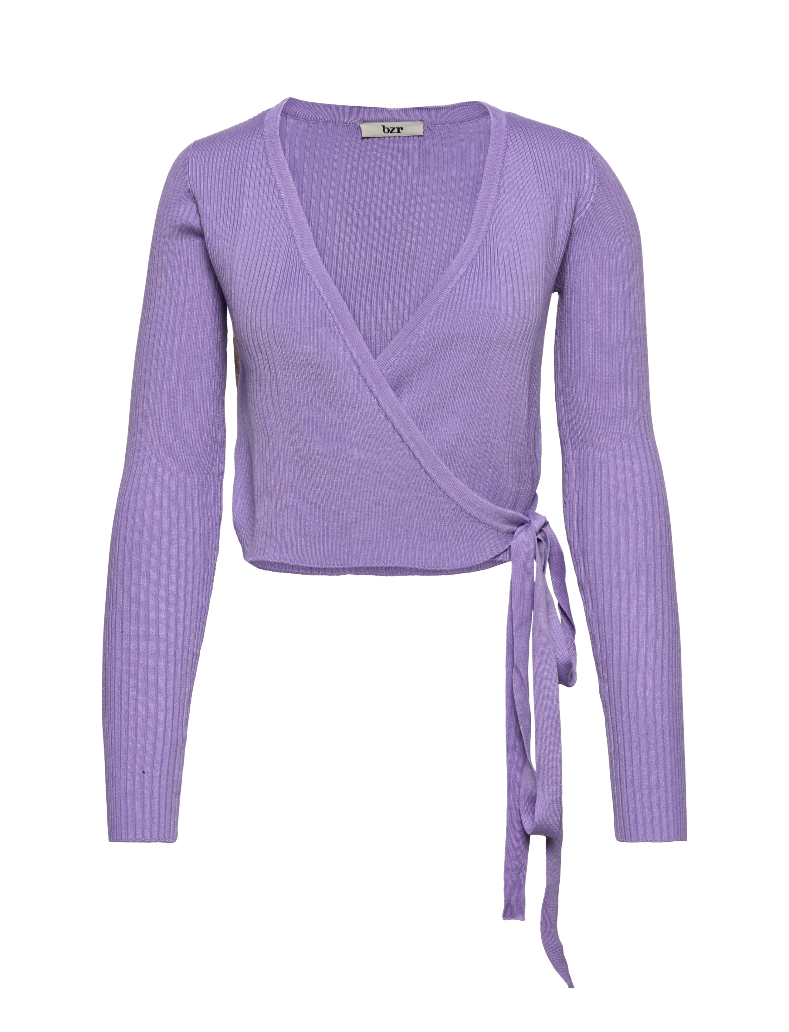 bzr - Lela Jimma wrap top - lavender - 2