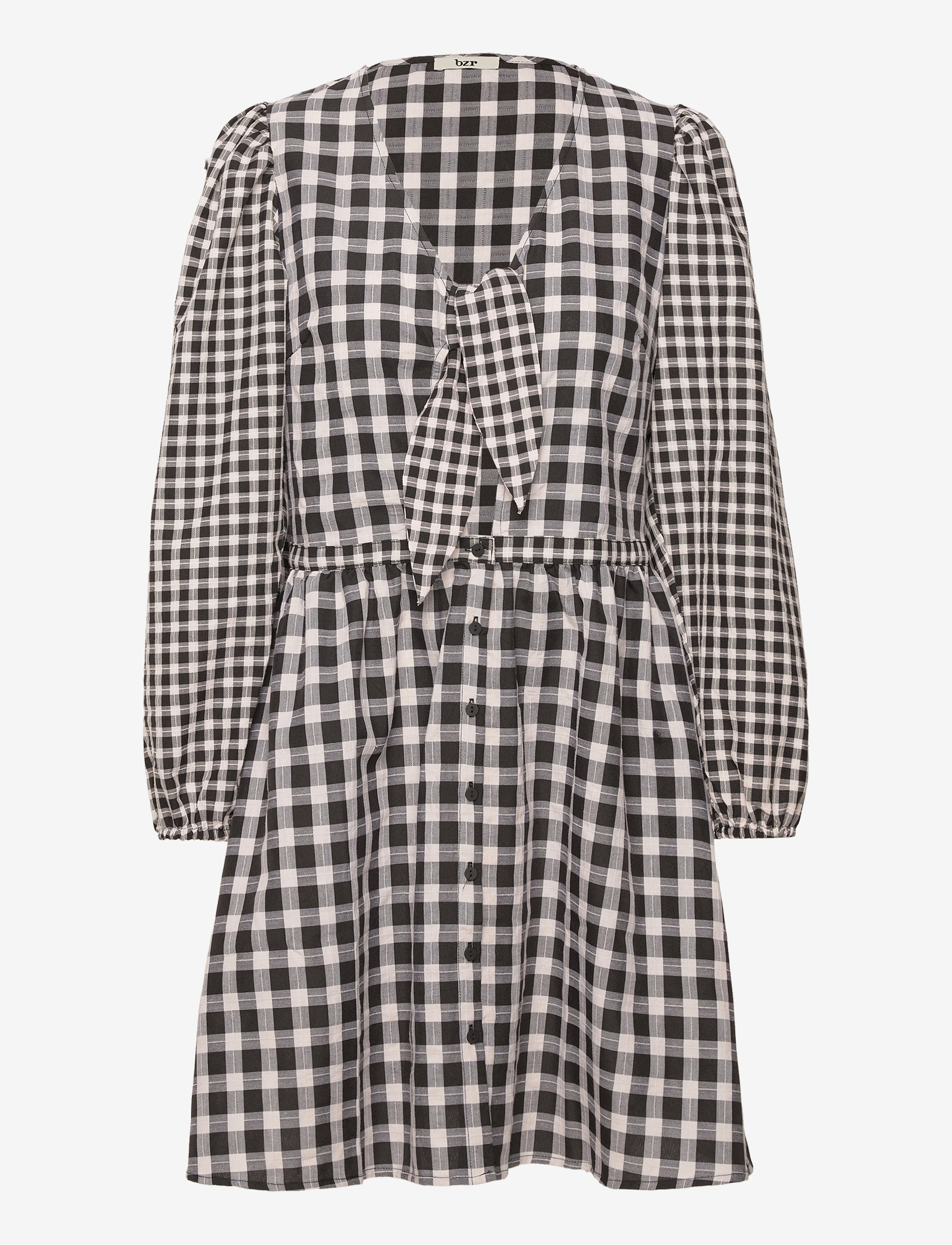 bzr - Checkla monique dress - korte kjoler - black/white - 0