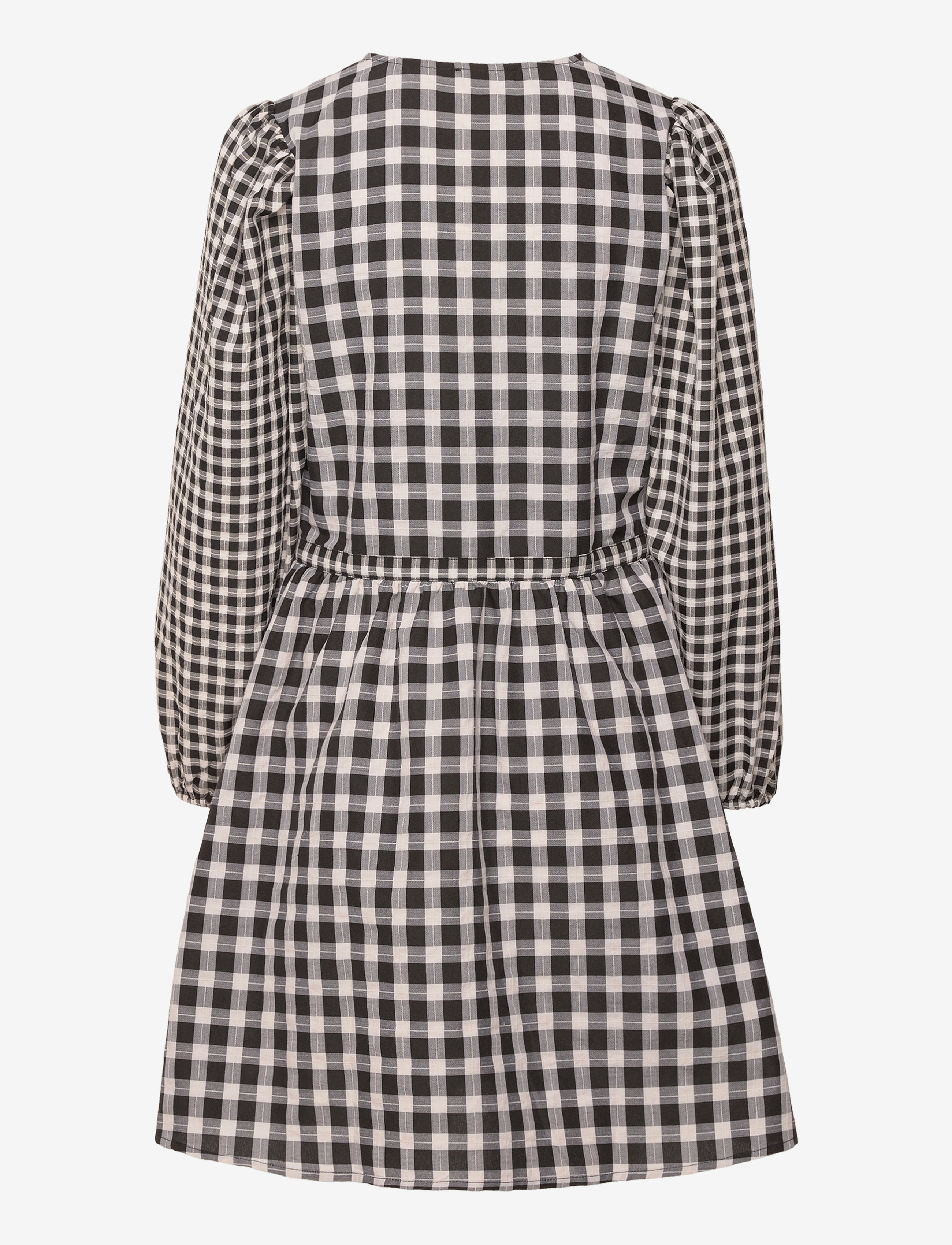 bzr - Checkla monique dress - minikleidid - black/white - 1
