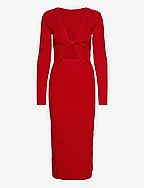 Lela Jenner dress - FIERY RED