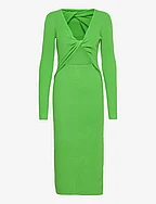 Lela Jenner dress - GREEN FLASH